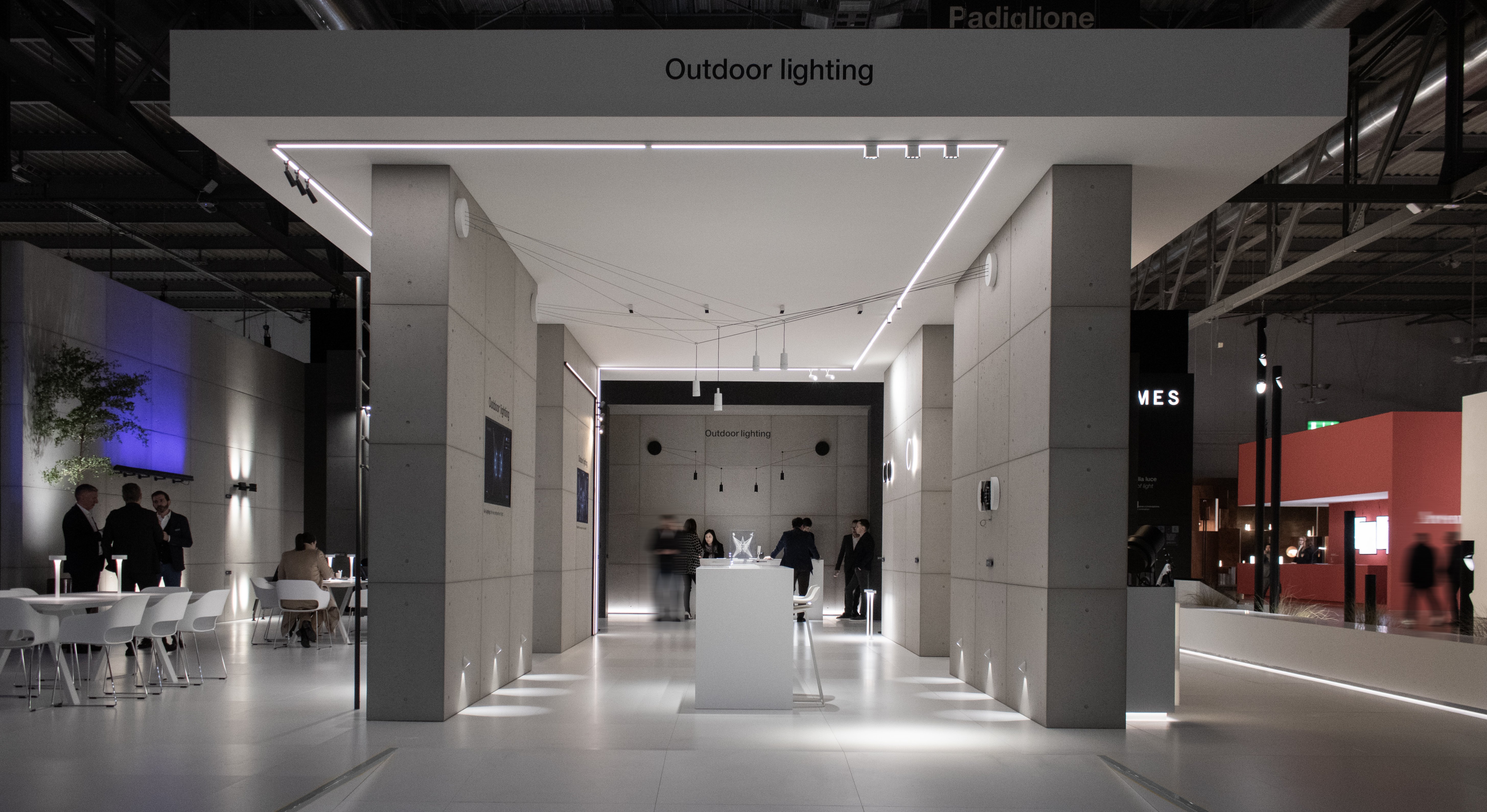 Air-Lighting at Euroluce — Salone del Mobile booth